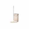 yxbdn Squeeze Hand Free Flat Mop Bucket With Stainless Steel Handle Wet Dry Floor Cleaning 360 rotatable heads With Reusable Mop Pads