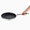 Vogue Non-Stick Aluminium Frypan Frying Kitchen Heavy Duty Cookware ,Silver,300X48mm