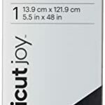 Cricut Joy Smart Vinyl Permanent | Black | 1.2 m (4 ft) | Self Adhesive Vinyl Roll | For use with Cricut Joy