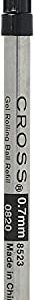 Cross 8523 Original Refill for Gel Ink Rollerball Pen, Medium Point, Suitable For Selectip Pens, 1 Pack, Black