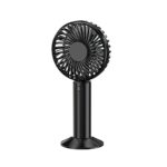 TOYESS Handheld Fan, Portable Hand Held Fan Battery Powered Rechargeable Pocket Size, 3-Adjustable Speed Upgrade Quieter & Stronger Wind, Black