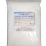 Trustleaf 1kg Bag of Decorative White Silica Sand for Art and Crafts