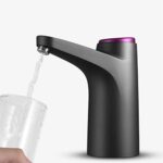 Amazi Electric Water Pump, Drinking Water Pump, USB Charging Bottled Water Pump, Automatic Water Pump, for Universal 3-5 Gallon Bottle, Portable