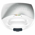 Breville VST083 Sandwich Toaster and Toastie Maker, 2-Slice, Non-Stick, 750 W, White and Stainless Steel