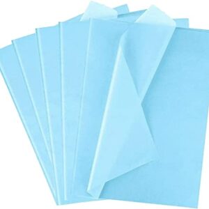 5 Sheets of Baby Blue Tissue Paper-20"x30"(50cmx75cm)-Gift Wrapping Paper- Acid Free-Kids Art and Craft Wrapping Paper Sheets. Baby Blue . SALPAC