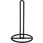 Kitchen Roll Holder Free Standing, OBODING, Paper Towel Holder Countertop, Black Kitchen Towel Holders for Standard and Large Sized Rolls, for Ki