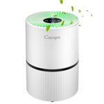 Cocopa Air Purifier for Bedroom , Air Cleaner with True HEPA Filter, Quiet 20dB Sleep Mode, 3 Speeds, Remove 99.97% Dust, Pollen, Smoke, Allergie