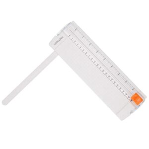 Small Paper Cutter for Cardstock, Portable Cutter Trimmer A4 A5 Craft Guillotine Paper Trimmer Scrapbooking Tool for Paper Label Card, Craft Pape