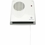 Winterwarm WWDF20E 2KW Downflow heater IP22 rated, pull cord, 30 minute run time, automatic shut-off, over heat protection - white