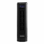 Schallen 15" Electric Air Cooling Quiet Oscillation Floor Desk Mini Tower Fan with Timer & Speed Settings (Black)