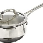 Cuisinart 419-14 Contour Stainless 1-Quart Saucepan with Cover Cookware, Stainless Steel, Silver