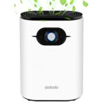 Aidodo Dehumidifier,1200ml Electric Portable Dehumidifiers Absorb Water 500ML/24h,Automatic Shutdown,Ultra Quiet Air Cleaner for Home, Kitchen, G