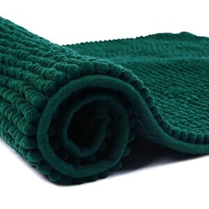 Myting Luxury Chenille Bath Mats for Bathroom, Extra Soft Thick Shaggy Bath Mat, Non-Slip Machine Wash Quick Dry Bathroom Mat for Bath, Shower, a