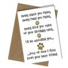Close to the Bone Funny Happy Birthday Card from The Dog Pet Theme Perfect for Mum / Dad / Husband / Wife #31