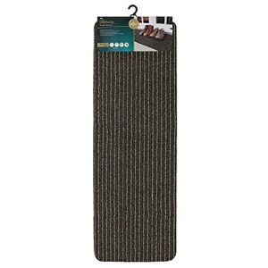 JVL Infinity Entrance Runner Mat, Brown, 150 x 50 cm