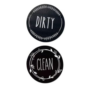 Chen0-super Clean Dirty Magnet for Dishwasher | Cleaning Supplies Kitchen Organization and Storage - Non-Scratching Kitchen Sign Cleaning Supplie