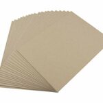 House of Card & Paper Grey Kraft Board 1500micron 945gsm A4 Size 20 Sheets per Pack, HCP472