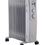 Belaco Oil Filled Radiators 11 Fins, Electric Heater, Adjustable Thermostat Control 3 Heat Settings, Portable Heater, Oil Heater, Heater for home