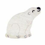 Sass & Belle Nanook Polar Bear White Rug