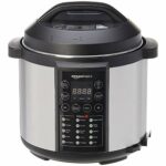 Amazon Basics 23 in 1 Multi-Purpose Electric Steamer, Pressure Cooker, 5.5 Litre, 1000 W, Brushed Stainless Steel, now with downloadable Free Rec