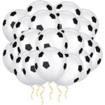 Ainiv 20 Pcs Football Balloons- 2022 World Cup Theme Party Supplies Balloons, Football Pattern Ballons for School Sports Meeting Gaming Football
