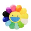 Zinsale Cute Flower Floor Pillow Cushion Throw Pillow Indie Room Decor Pillow for Teens Tweens Girls Plush Stuffed Toy for Kids Reading Nook Watc