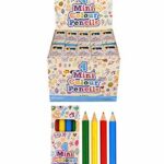 Henbrandt Mini Colouring Pencil Packs - Party Favours / Loot Bag Fillers / Lucky Dip Prizes / Classroom Rewards (25 packs)