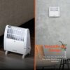 Warmlite WL41003Y Compact Convection Heater, 450W Freestanding or Wall Mountable with Anti-Frost Protection, White 500 W