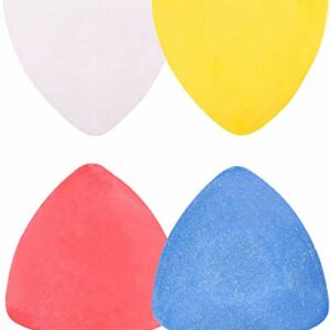 Tailors Sewing Chalk, Triangle Dressmaking Dressmakers Chalk Pencil for Marking Fabric, Pack of 4, 4 Colours