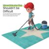 Non Slip Rug Gripper for Carpet with Adhesive Film for Extra Strength - Winsome Anti Slip Rug Underlay for Wrinkle Free Rugs - Ideal Rug to Carpe