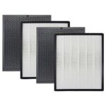 BIHARNT LV-PUR131 Replacement Filters for LEVOIT Air Purifier HEPA Filter and Activated Carbon Pre-Filter