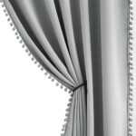 Pencil Pleat Grey Blackout Curtains for Living Room 90-inch Drop Light Blocking Bedroom Curtains Energy Saving Triple Weave Full Blackout Window