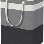 75L Large Laundry Basket Bag-Waterproof, Freestanding Laundry Hamper-Collapsible Tall Laundry Basket with Extended Handles for Clothes Toys in Th