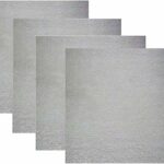 4 PCS Waveguide Covers, DesignerBox Universal Mica Wave Guide Cover Mica Plates Sheet Microwave Oven Repairing Part for All Microwave Oven or Oth