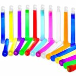 The Glowhouse Premium Ultra Bright 6 inch Glow Sticks Mega Party Pack of 25 (Mixed) - Individually Wrapped with Lanyards UK Brand