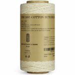 TJ.MOREE Butchers Twine for cooking, 3Ply 100m Food Safe Cotton Cooking Meat Rope String Bakers Twine 1 mm for crafting Fit to Parcel Sausage and