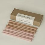 Luna By Camilia 12 Inch Taper Candles, Wedding & Events Taper Candles (Blossom Collection)