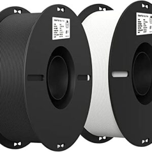 Creality PLA Filament 1.75mm PLA 3D Printer Filament, 2kg Cardboard Spool (4.4lbs), Dimensional Accuracy +/- 0.03mm, Fit Most FDM Printer (White