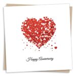 Anniversary Card - Happy Anniversary - Love Card for Couple and Your Special Someone - Romance Greetings Wish for Men, Women, Partner, Husband, W