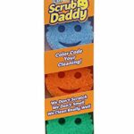 Scrub Daddy Colors, Sponge Multipack, Dish Sponges for Washing Up, Texture Changing Scratch-Free Cleaning for Kitchen & Bathroom, Odour Resistant