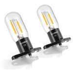 Bonlux 3W Z187 Microwave Led Bulb, Vertical Right T170 Base 3W Oven Filament LED Lamp,25-30W Equivalent Incandescent for Samsung,Panasonic Microw