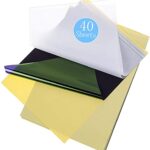 Tattoo Transfer Paper - 40 PCS Tattoo Stencil Paper, 4 Layers 8.5" x 11" A4 Size Tattoo Thermal Stencil Paper for Tattoo Transfer Kit Tattoo Supp
