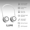 LUMI | Portable Neck Fan | 3 Power Settings | 3000mAh Battery | 9 Hours Battery Life | Bladeless Hanging Neck Fan Rechargeable | Hands Free Perso