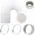 SPARES2GO Air Conditioner Hose Pipe Vent Extension Kit (3m x 5" 125mm)