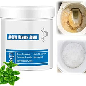 Toilet Active Oxygen Agent. All Purpose Cleaning Powder Toilet Bowl Foam Cleaner.Powerful Pipe Dredging Agent,Toilet Bowl Cleaners,Effectively Cl