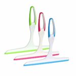 Window Squeegee Streak Free Rubber Lip Window Wiper Car Screen Wiper Plastic Handle Perfect For Glass Shower Screen Cars Windshield Mirrors Tiles