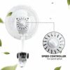 Mushy Mushy Richard Bergendi Luxury Professional Mini 6" Clip Fan for Home, Office and Desk (2-Speed) UK PLUG