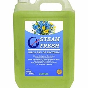 Trade Chemicals STEAM CLEANING DETERGENT SOLUTION - CLEANER FLUID FOR ALL MACHINES - FLORAL 5L