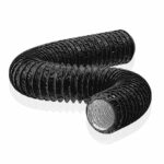 6 Inch Air Ducting, HG Power Aluminium Dryer Vent Hose Length 5m Flexible Ventilation Duct for Bathroom, Kitchen, Toilet, Hydroponics Extractor F