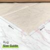 Non Slip Rug Gripper for Carpet with Adhesive Film for Extra Strength - Winsome Anti Slip Rug Underlay for Wrinkle Free Rugs - Ideal Rug to Carpe